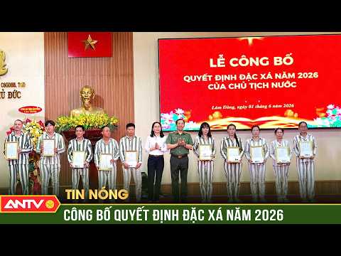 Công bố Quyết định đặc xá năm 2026 tại các trại giam trên cả nước | ANTV thumbnail