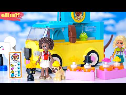 Tiny hats for everyone! 🎉🎩👒 LEGO Friends Pet Accessories Van build & review thumbnail