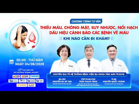 🔴TVSK: Thiếu máu, chóng mặt, suy nhược, nổi hạch,... - Dấu hiệu cảnh báo các bệnh lý về máu thumbnail