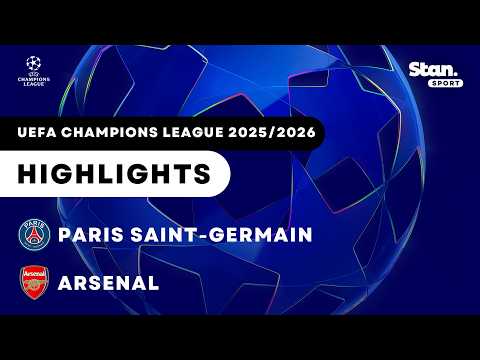 PSG v Arsenal | Highlights | UEFA Champions League 2025/26 thumbnail
