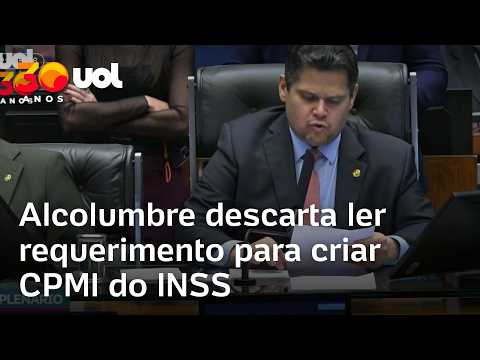 Alcolumbre descarta leitura de requerimentos para criar CPMI do Banco Master; veja thumbnail