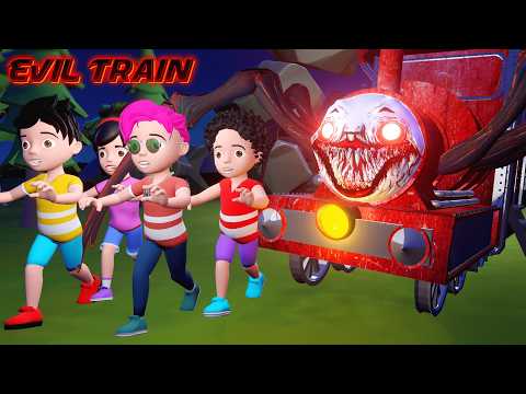 Choo Choo Charles Aur Rohan Robot Part 1 | Horror Train Cartoon | Pagal Beta | Desi Comedy Video thumbnail