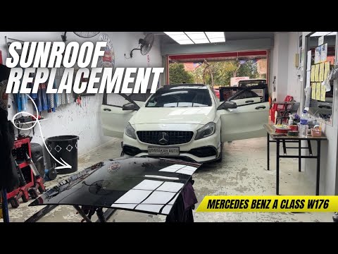 Cermin Sunroof Pecah, Jom Tukar!  | Mercedes W176 thumbnail