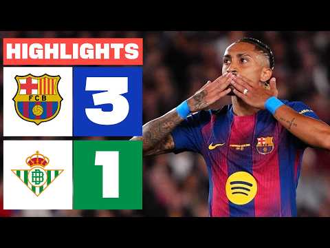 FC BARCELONA 3 - 1 REAL BETIS | RESUMEN LALIGA EA SPORTS thumbnail