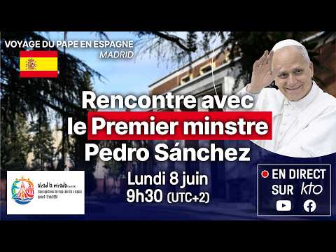 Rencontre du pape #LéonXIV avec le président du gouvernement espagnol Pedro Sánchez #PapeEnEspagne thumbnail