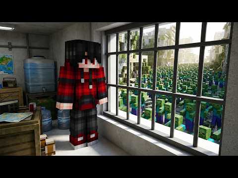 ผมติดอยู่ในบ้านคุกลับ เพื่อหนีจาก ฝูงซอมบี้ 1,000,000 ตัว จะรอดไหม (Minecraft ซอมบี้) thumbnail