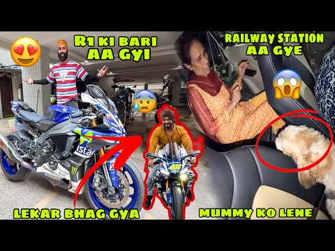 itne Dino baad Yamaha R1 nikali? or ye banda lekar bhag gya ? Railway station phuche mummy ko lene ? thumbnail