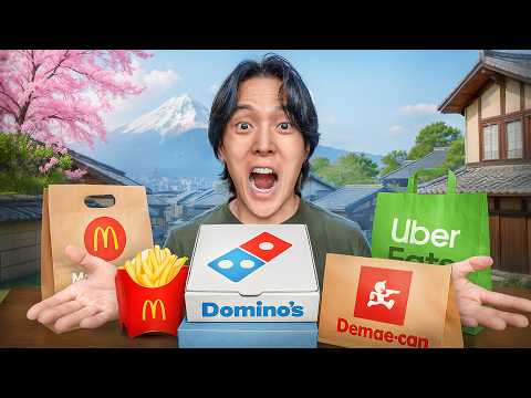 24 HR DELIVERY FOOD Challenge in Japan! thumbnail