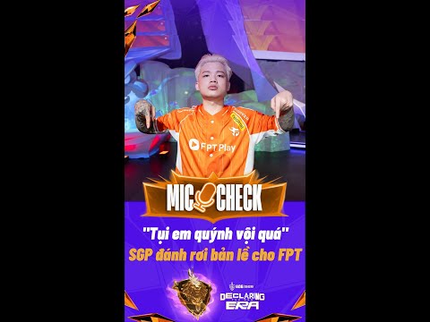 Sự thiếu kinh nghiệm khiến SGP bị dẫn trước bởi FPT thumbnail