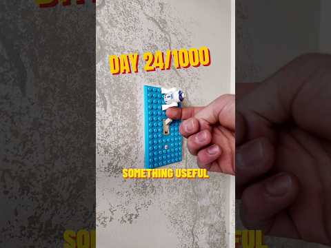 Lego Light Switch Plate 3D Print #3dprinting #lego #starwars #legostarwars #diy thumbnail