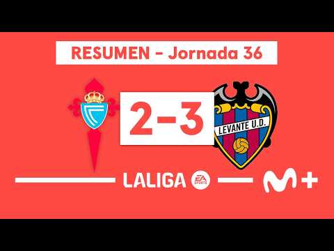 RC Celta 2-3 Levante | LALIGA EA SPORTS (Jornada 36) - Resumen | Movistar Plus+ thumbnail