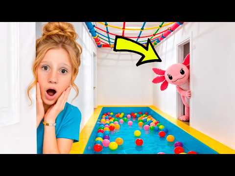 Nastya and friends at the indoor playground thumbnail