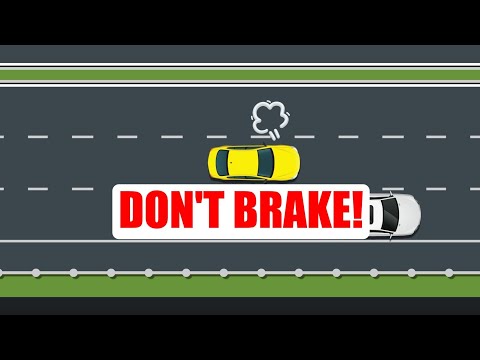How to SURVIVE a High-Speed Tire Blowout! ?? (Don't Brake!)#driving #drivingtips #drivingsafety  thumbnail