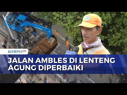 Jalan Ambles di Lenteng Agung Diperbaiki, Lalu Lintas Kembali Normal | SAPA MALAM thumbnail