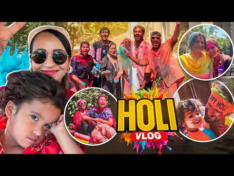 Full FAMILY sath Celebrate kari HOLI thumbnail