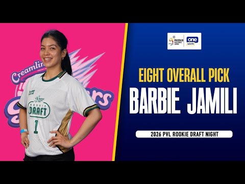 No. 8 pick Barbie Jamili | 2026 PVL Rookie Draft thumbnail