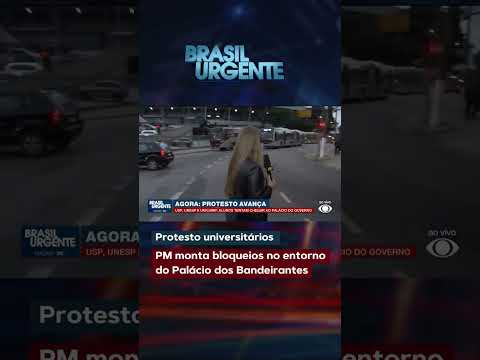 PM monta bloqueios no entorno do Palácio dos Bandeirantes thumbnail