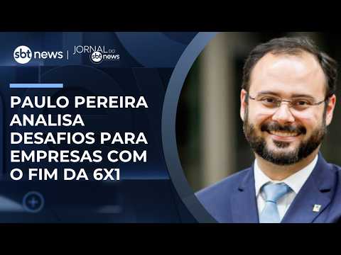 Ministro debate fim da escala 6x1 e tarifas dos EUA | #JornaldoSBTNews thumbnail