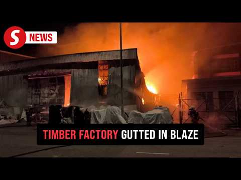 Puchong timber factory razed in early morning blaze thumbnail