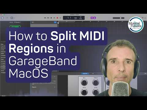 How to Split Midi Regions in GarageBand MacOS thumbnail
