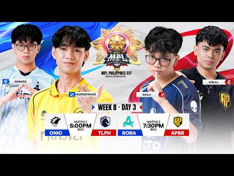 🔴 REBROADCAST | MPL PH S17 | ENGLISH - Week 8 Day 3 thumbnail
