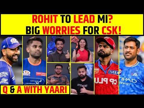 ?Q&A WITH YAARI: ROHIT TO LEAD MI? BIG WORRIES FOR CSK !#ipl2026 #ipl thumbnail