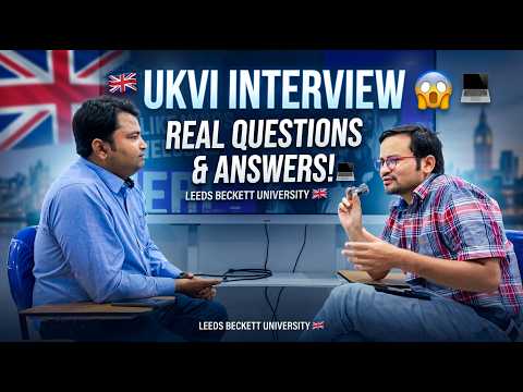 Leeds Beckett University UKVI Interview ?? | Real Questions & Sample Answers thumbnail