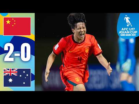 CHINA PR continue their sensational U17 run! | China PR - Australia | Highlights AFC U17 Asian Cup™ thumbnail