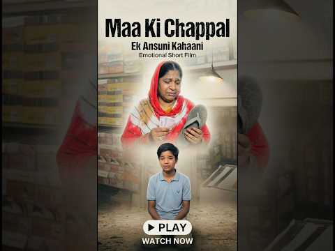 Maa ki Chappal 🩴 😰 #maa #mother #emotional thumbnail