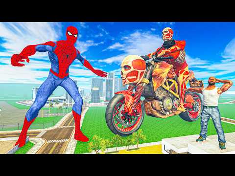 Franklin Found Giant Colossal Titan Bike - INDIAN BIKE DRIVING 3D thumbnail