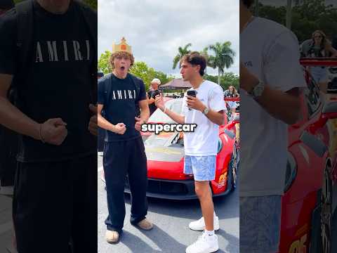 Can YOU Get 10 Fist Bumps From SuperCar Owners?😳🤜🤛 thumbnail