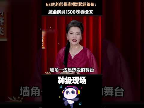 流量明星一集片酬幾百萬，戲曲演員1500塊養全家。何賽飛：「不保護他們，保護誰？」說出了多少人的心裡話 #何賽飛 #戲曲亂象 #你覺得中國戲曲應該如何傳承？ thumbnail