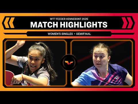 Prithika Pavade vs Natalia Bajor | WS SF | WTT Feeder Hennebont 2026 thumbnail