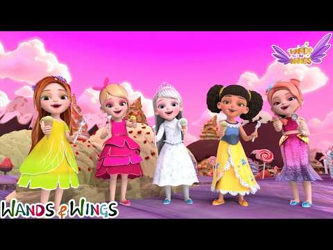 Princess Ice Cream Song 🍨| Ice Cream Land Adventure | Kids Party Song | Wands & Wings [ Loop Song ] thumbnail