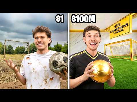 $1 vs $100,000,000 Football Field! thumbnail