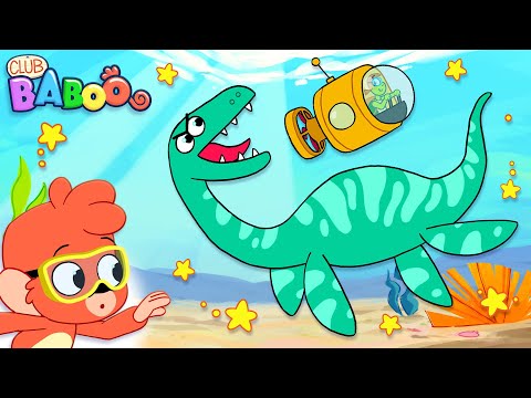 Baboo Builds a WATER DINO | Club Baboo Junior | Fun Educational Videos for Kids | Learn Dinosaur ABC thumbnail