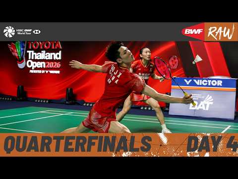 TOYOTA Thailand Open 2026 | Day 4 | Court 3 | Quarterfinals thumbnail