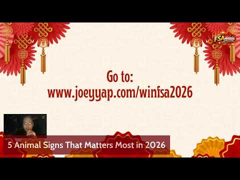 [FSAMANIA] 5 Animal Signs That Matters Most in 2026 thumbnail