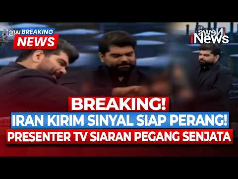 SINYAL SIAGA PERANG! Presenter TV Iran Siaran Sambil Pegang Senjata | BREAKING NEWS thumbnail