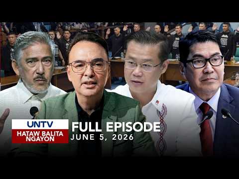 UNTV: Hataw Balita Ngayon | June 05, 2026 thumbnail