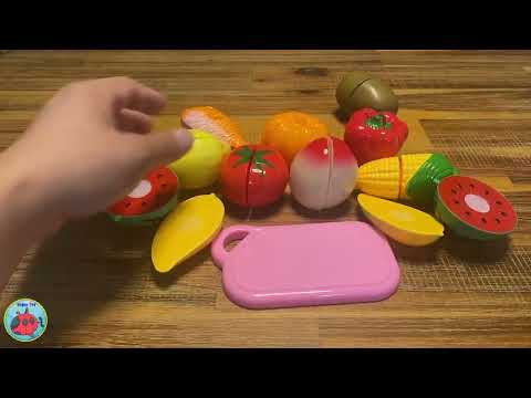 Let's cut the fruit in half! What will it look like? I 과일을 반으로 잘라보아요! 어떤 모양이 나올까요? thumbnail