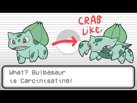 🦀The Carcinisation of Pokemon 🦀 (The First 3 starters) thumbnail