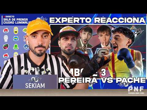 El MEJOR COMBATE entre PEREIRA, FOLAGOR, PACHE y POKEÁLEX - SEKIAM reacciona thumbnail