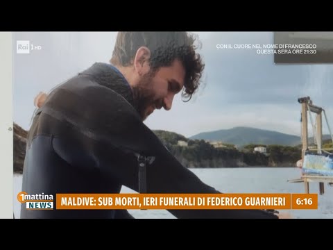 Sub morti alle Maldive, a Omegna l'ultimo saluto a Federico Gualtieri - 1mattina News 29/05/2026 thumbnail