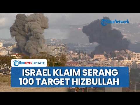 Israel Klaim Serang 100 Target Hizbullah di Lebanon Selatan, Asap Tebal Membumbung di Sejumlah Kota thumbnail