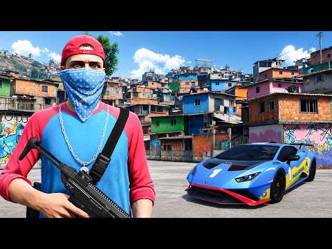 24 Stunden im GEFÄHRLICHSTEN VIERTEL in GTA 5! thumbnail