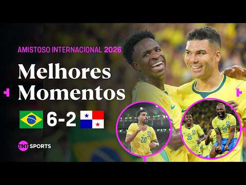 VINI JR E RAYAN FAZEM GOLAÇO E RESERVAS APROVEITAM OPORTUNIDADE | BRASIL 6 x 2 PANAMÁ thumbnail