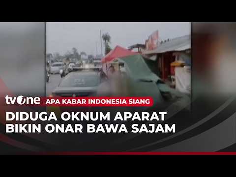 VIRAL! Pria Diduga Oknum Polisi Ngamuk Bawa Senjata Tajam | AKIS tvOne thumbnail