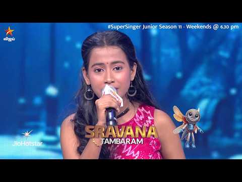 En Mel Vizhundha Song by #Sravana 😍 | Super Singer Junior 11 | Episode Promo thumbnail
