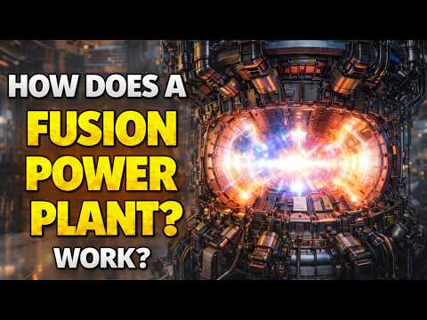 How a Fusion Power Plant Works – Nuclear Fusion Explained, Tokamak, Plasma, Electricity Generation! thumbnail